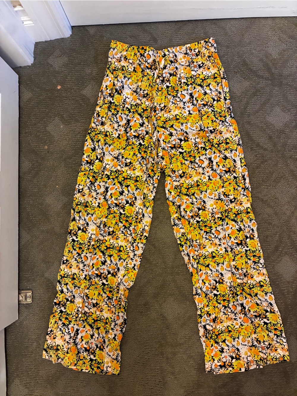 Urban Outfitters Summery Floral Drawstring Pants